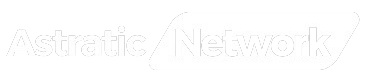 Logotipo Astratic Network Blanco